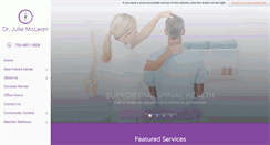 Desktop Screenshot of drjuliemclean.com